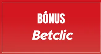 Oferta de Bónus da Betclic – aproveita as tuas vantagens exclusivas. Bónus Betclic em fundo vermelho com moldura branca.